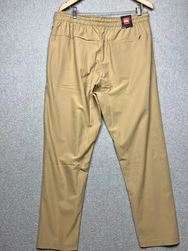 Quiksilver Quiksilver Men's Tech Jogger Pants L Tan Khaki Outdoor Stretch Hiking Utility
