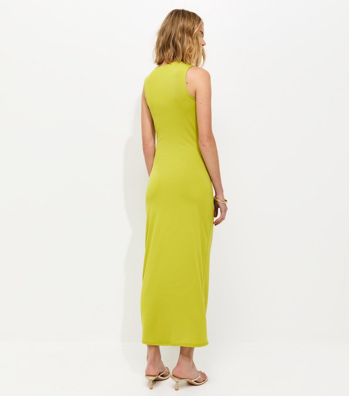 New Look Women's Bright Green Starfish Charm Racerback Midi Dress New Look - 4