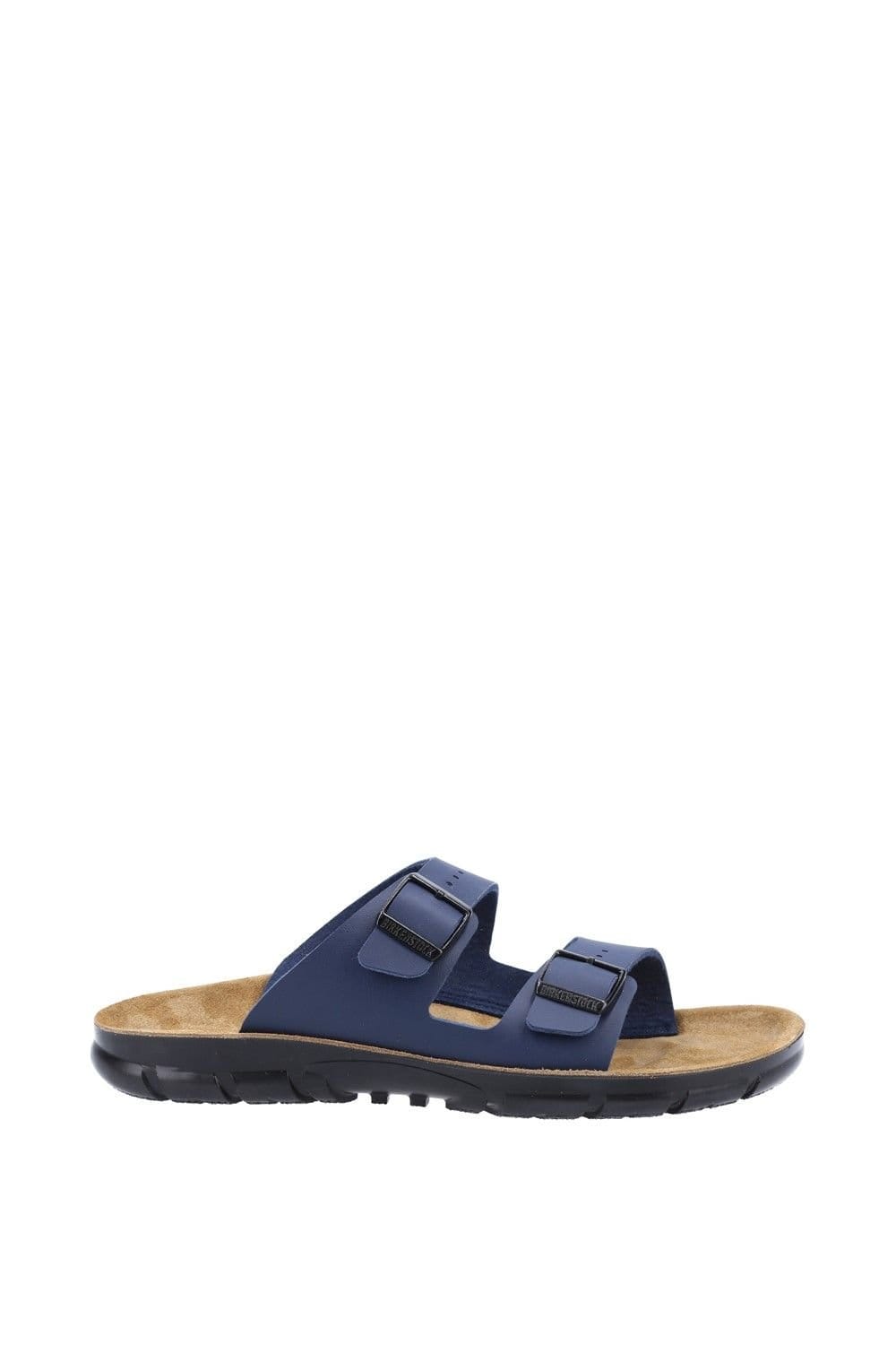 Birkenstock Occupational Birkenstock Occupational Men's 'Bilbao' Leather Sandals in Blue - 4