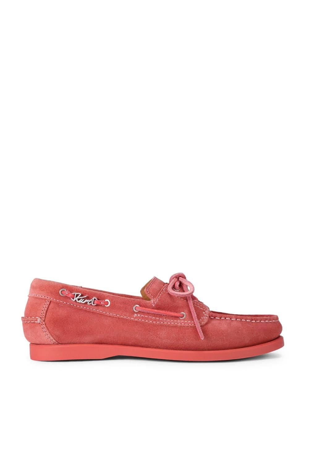 Kurt Geiger London Kurt Geiger London Men's 'Somerville Boat Shoe' Suede Shoes in Peach