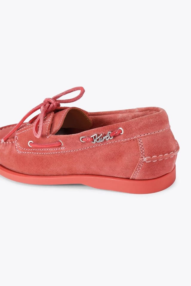 Kurt Geiger London Kurt Geiger London Men's 'Somerville Boat Shoe' Suede Shoes in Peach - 3
