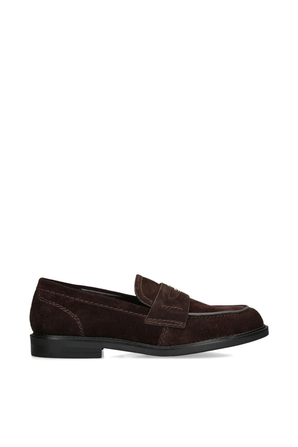 Steve Madden Steve Madden Brown Suede Loafer Flats