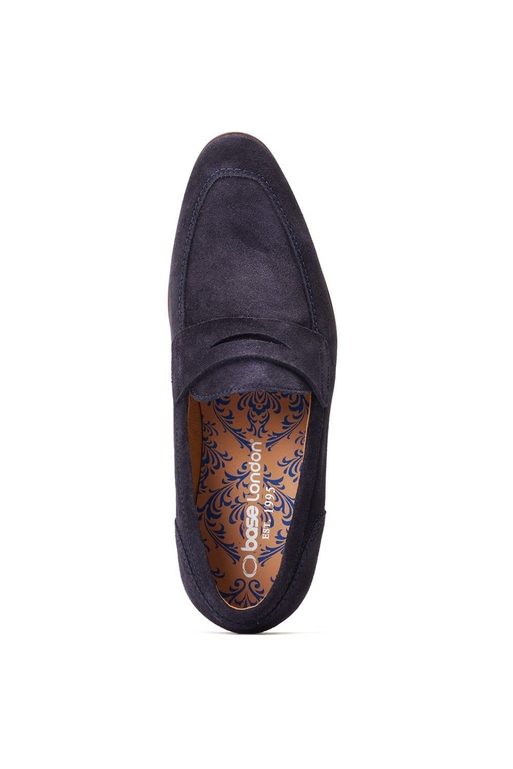 Base London Base London Men's Bruno Penny Loafer in Navy - 4