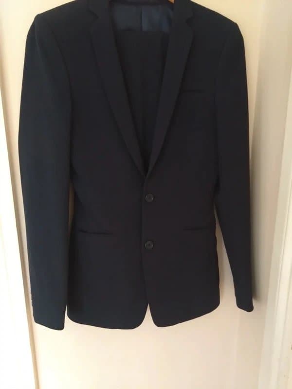 ASOS Navy Suit mens ASOS 34" 32R jacket trousers