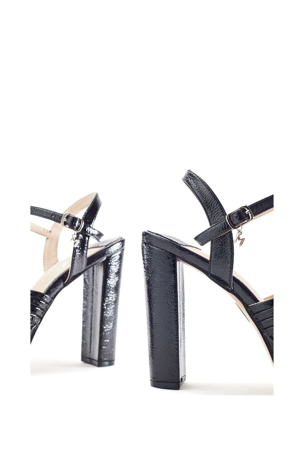 Moda in Pelle Moda In Pelle Women's 'Mardonia' Patent Heeled Sandals in Black - 4