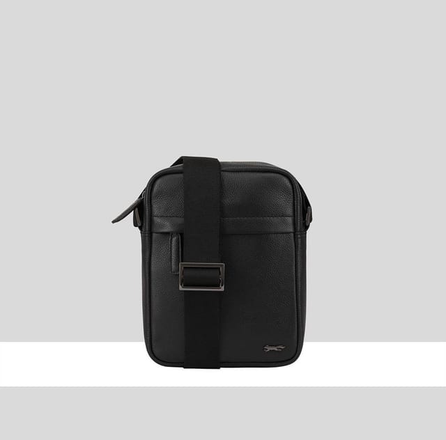 Paul Costelloe Paul Costelloe Men's Jason Leather Manbag in Black - 2