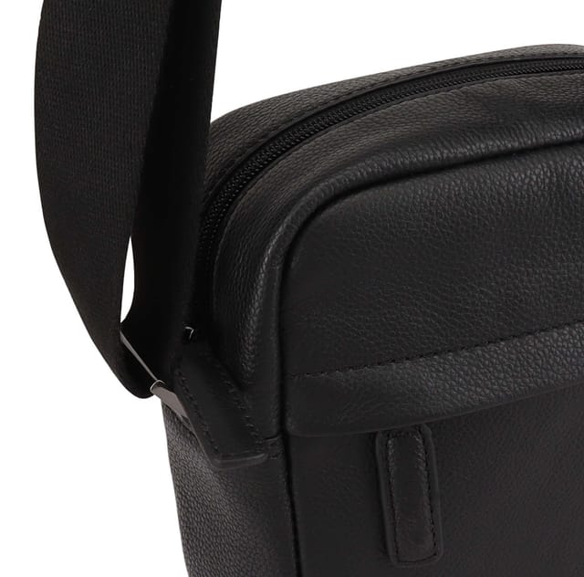 Paul Costelloe Paul Costelloe Men's Jason Leather Manbag in Black - 3