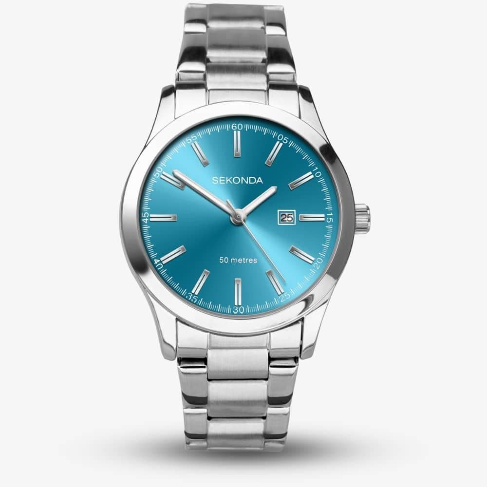 Sekonda Sekonda Women's Taylor Turquoise Sunray Dial Watch 40365 in Blue