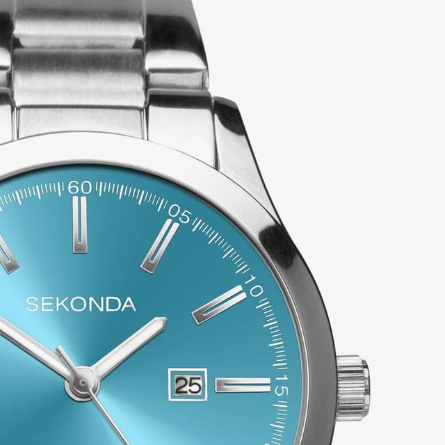Sekonda Sekonda Women's Taylor Turquoise Sunray Dial Watch 40365 in Blue - 3