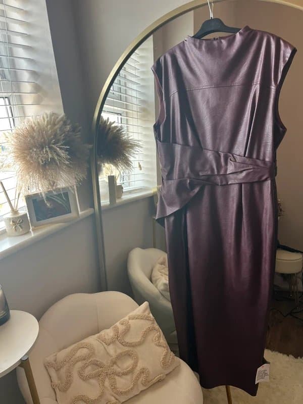 ASOS Leather look dress