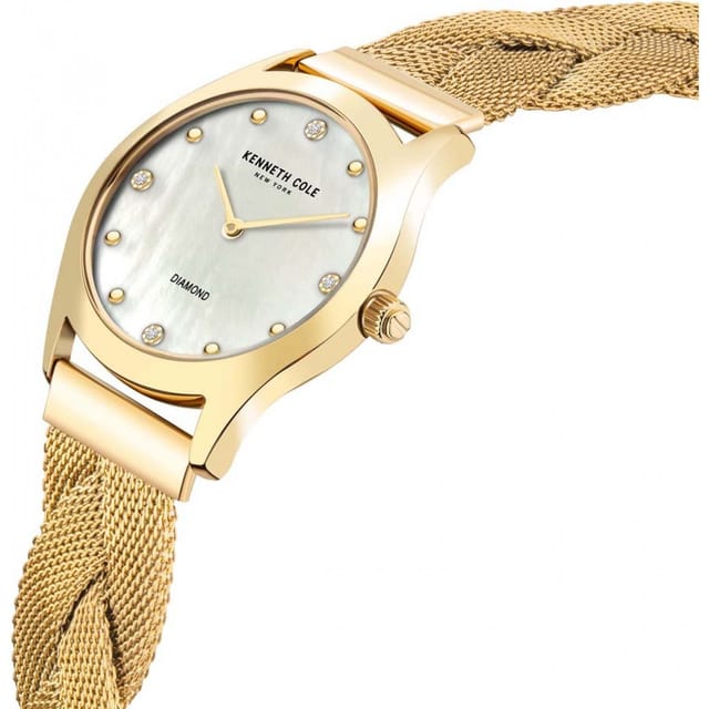 Kenneth Cole Kenneth Cole Women's KCWLG2105701 34mm Quartz Watch in Gold - 3