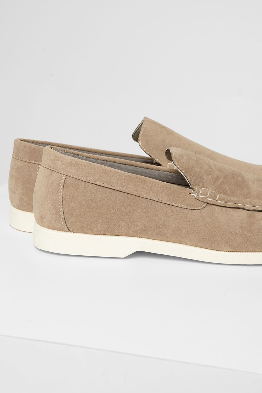 Threadbare threadbare Men's Faux Suede Slip On Loafers in Olive - 4