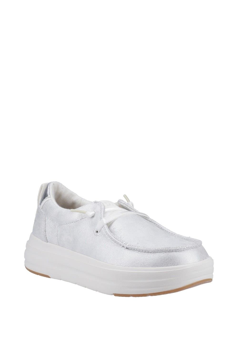 Hey Dude Hey Dude Women's Wendy Nova Shimmer Shoes in White