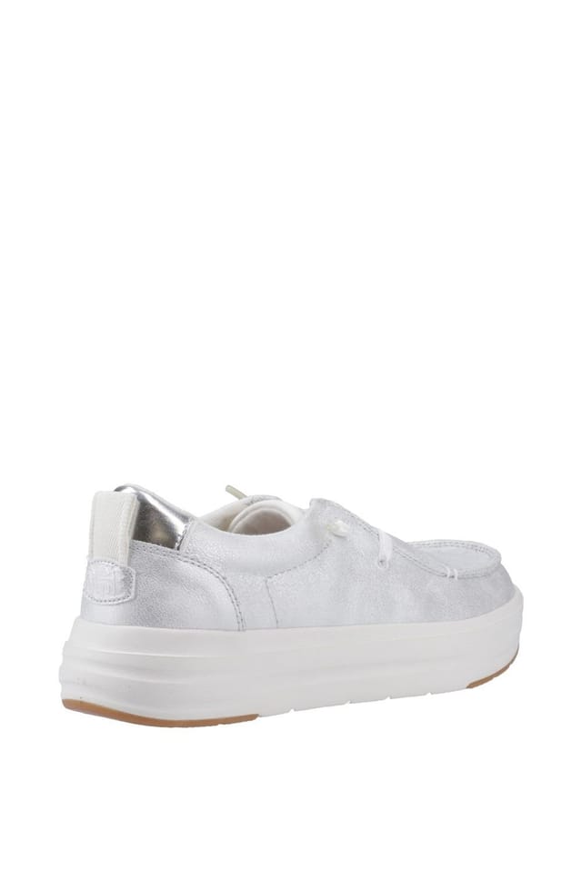 Hey Dude Hey Dude Women's Wendy Nova Shimmer Shoes in White - 2