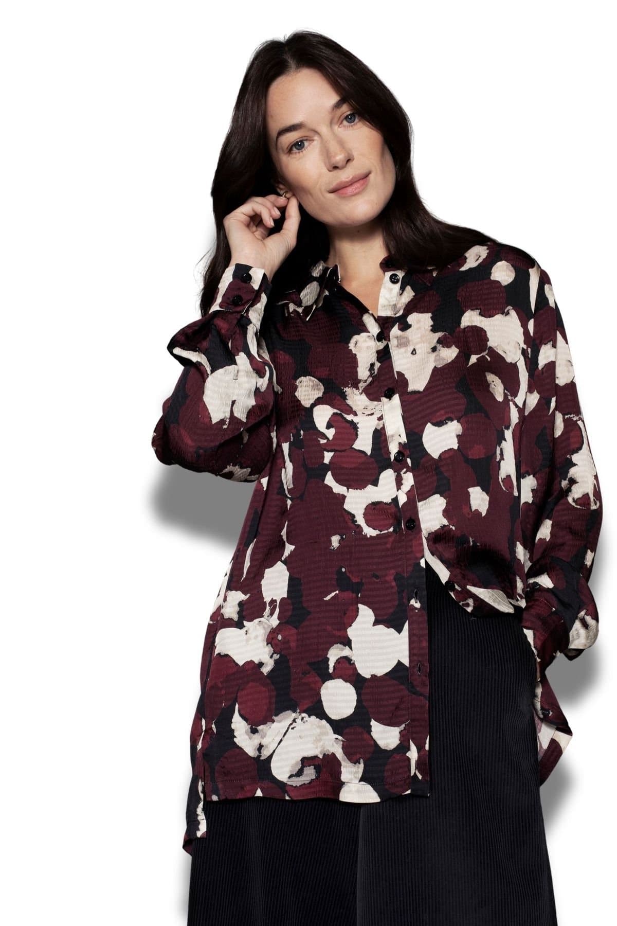 Celtic & Co Celtic & Co Multicolor Viscose Boxy Blouse
