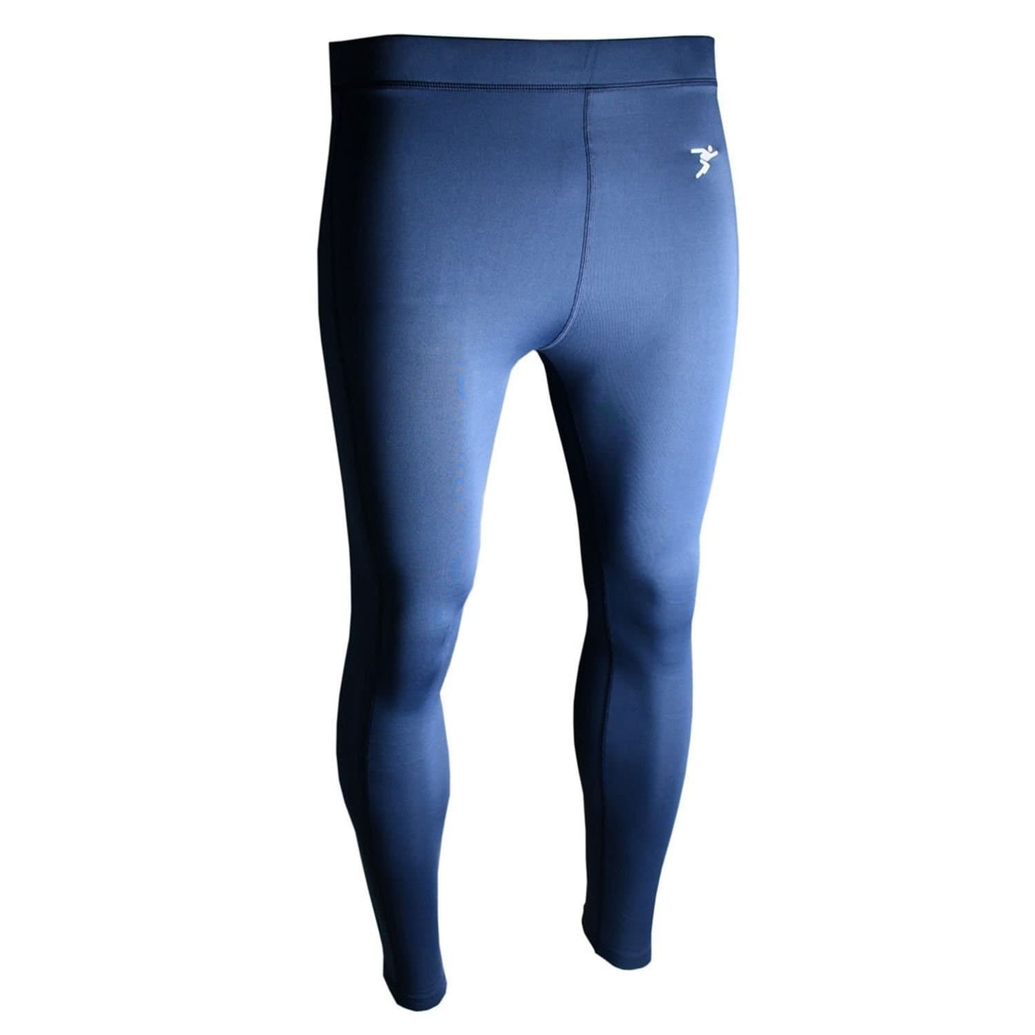 Precision Precision Men's Essential Baselayer Sports Leggings in Navy