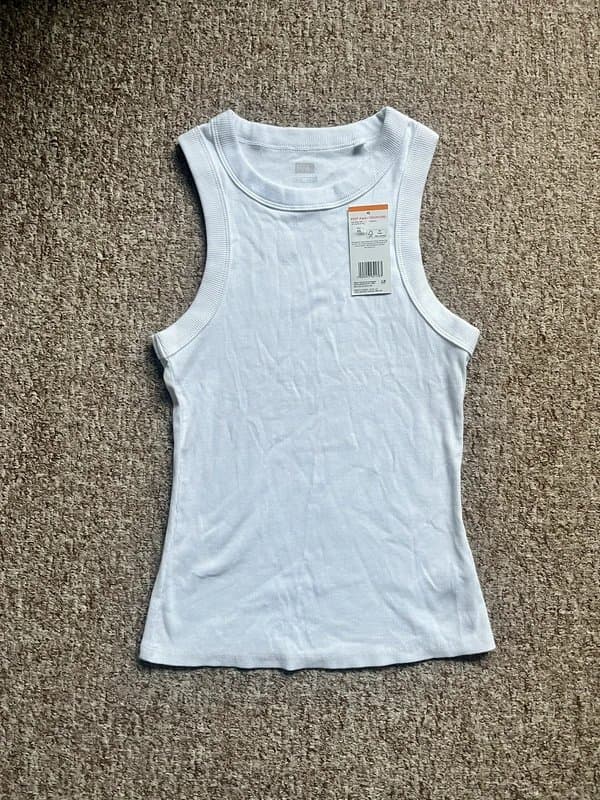 F&F Brand new white tank top xs