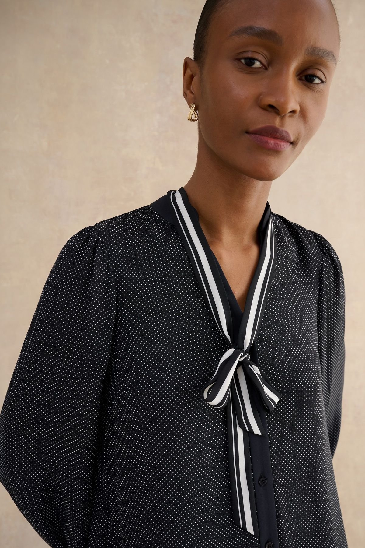 Hobbs London Hobbs London Women's Valerie Ruffle-Hem Mini Shift Dress in Dark Navy - 4