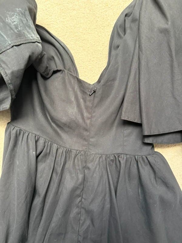 ASOS ASOS luxe black shirt corset dress