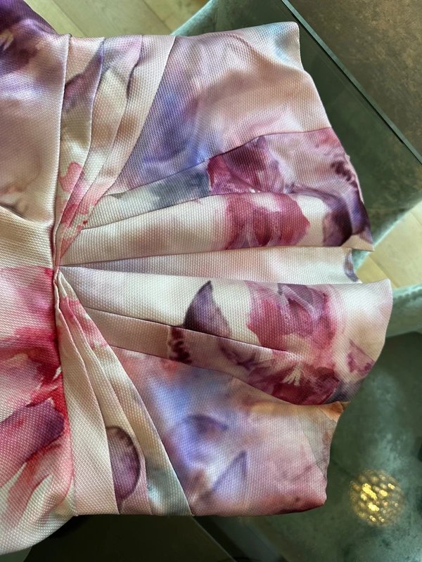 Marchesa Notte Pink floral marchesa Notte gown - 1