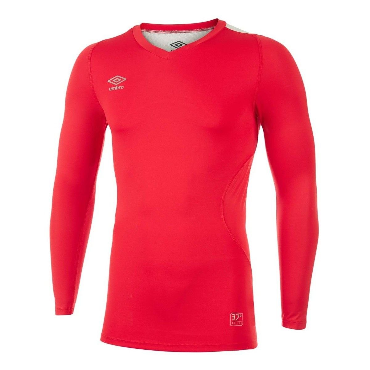 Umbro Umbro Men's Elite V Neck Base Layer Top in Scarlet - 1