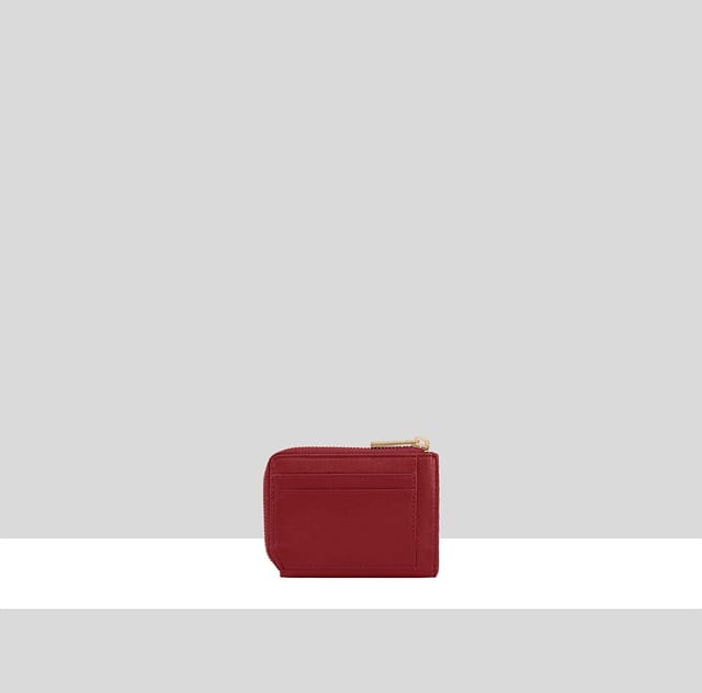 Paul Costelloe Paul Costelloe Women's Tano Leather Purse in Dark Red - 2