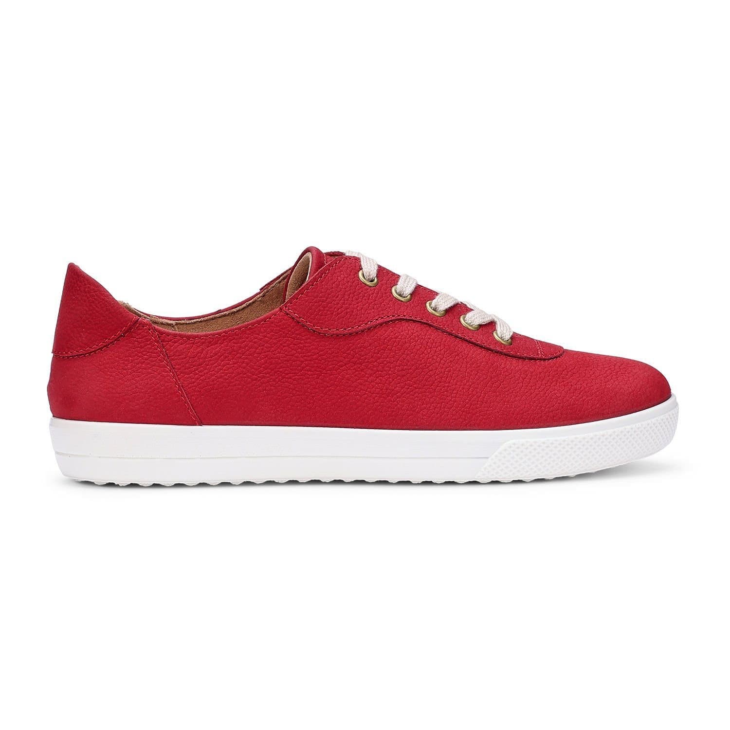 Hotter Hotter Women's 'Rosie' Red Nubuck Trainers