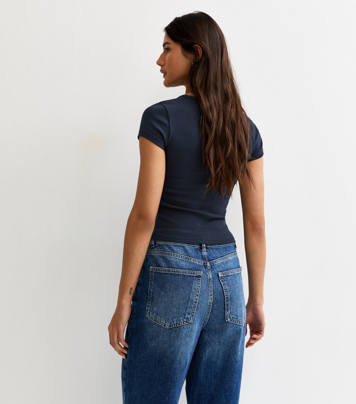 New Look Women's Navy Baby Tee T-Shirt New Look - 4