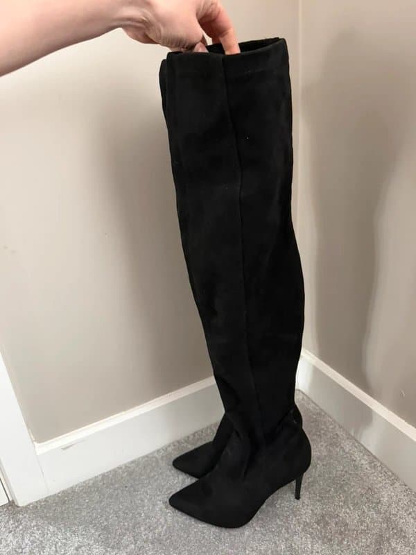New Look Velvet over the knee boots