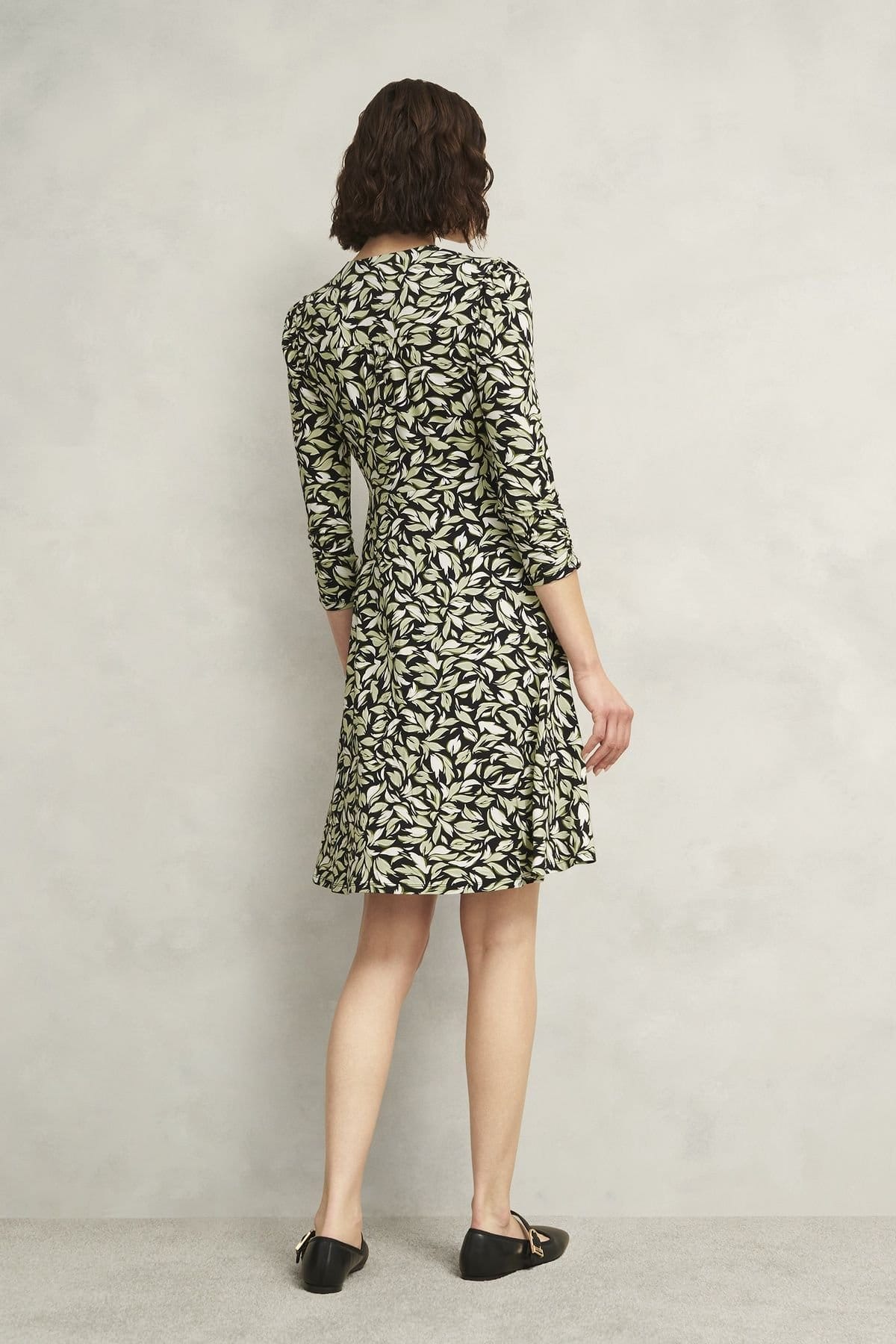 Hobbs London Hobbs London Women's Elosie V-Neck Jersey Dress in Dark Navy - 4