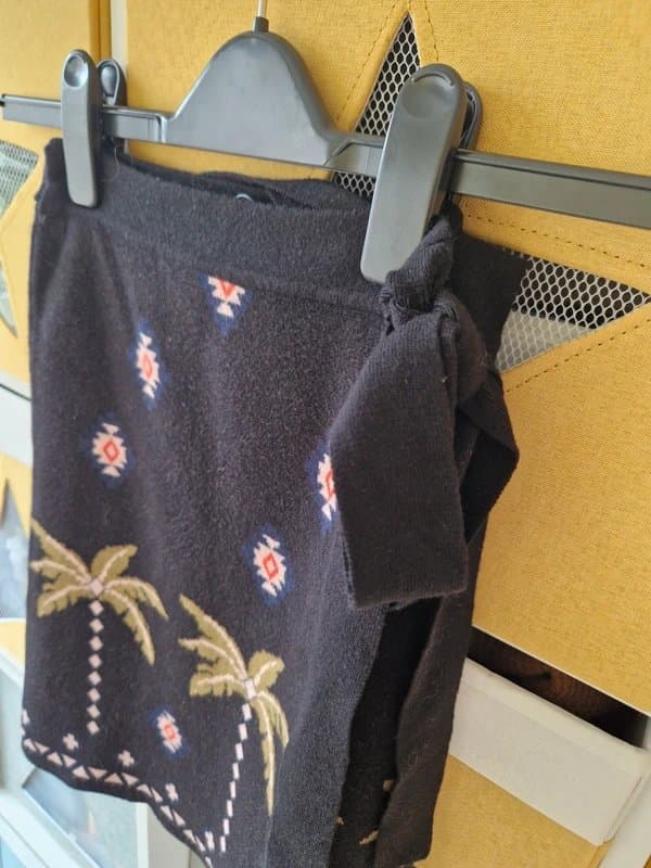 Never Fully Dressed Never fully dressed women's Midnight Havana Mini wrap skirt size S (6-8) BNWT