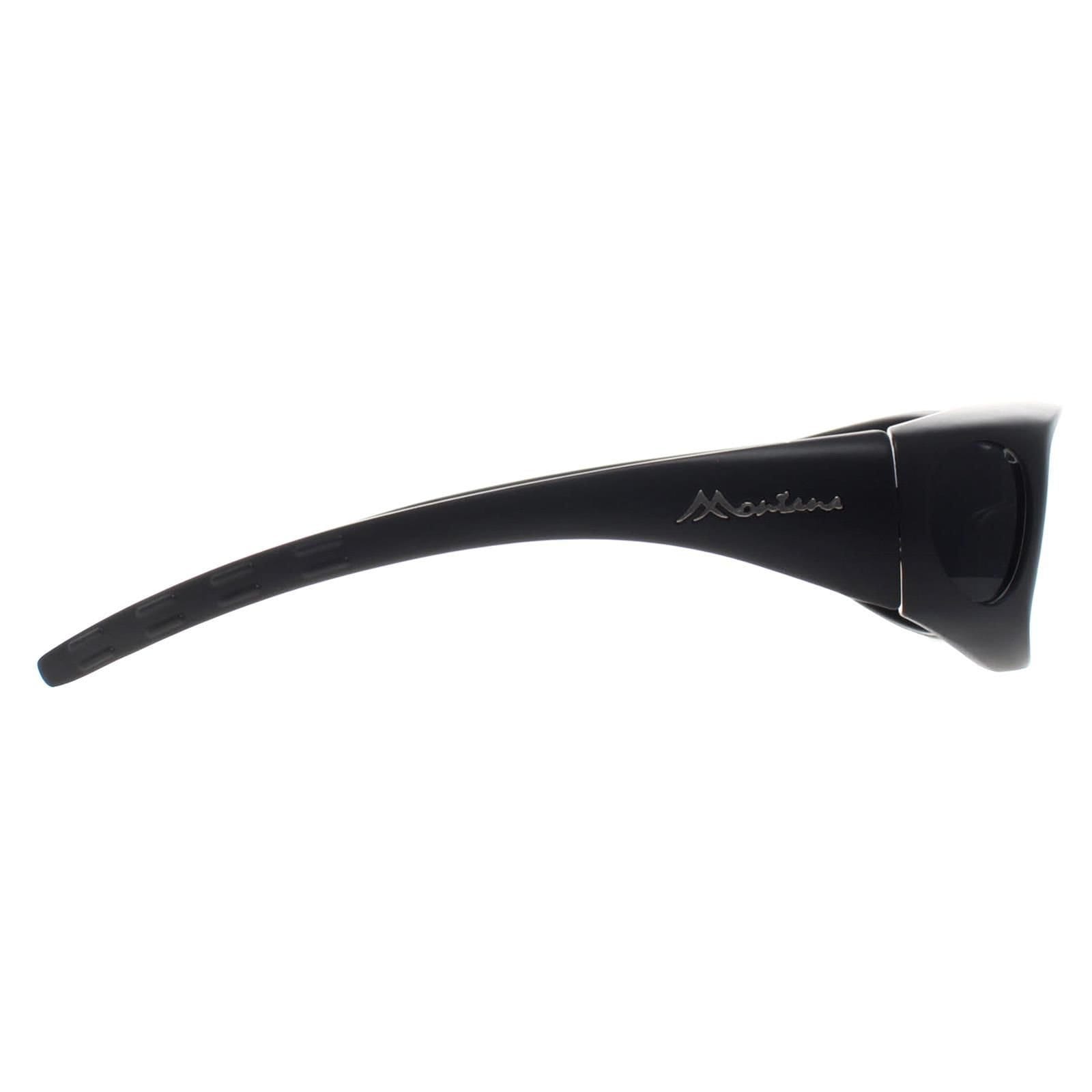montana montana Men's Rectangle Black Smoke Polarized MFO1 Fit Over Glasses Sunglasses - 4
