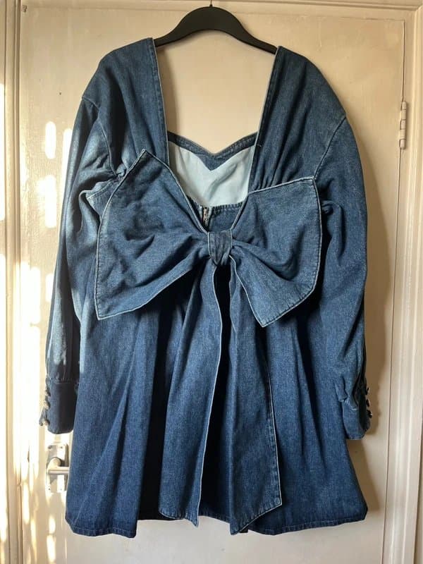 ASOS ASOS Luxe baby doll denim dress