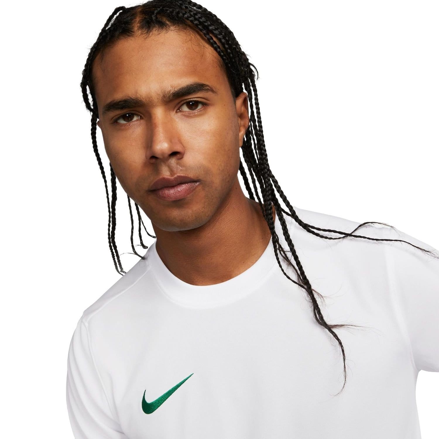 Nike Nike Men's Dry Park VII Short-Sleeved Jersey in White - 4