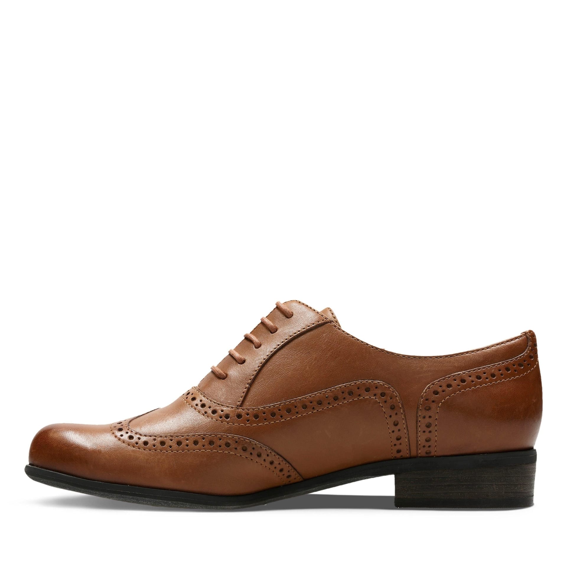 Clarks Clarks Women's Hamble Oak Dark Tan Leather Brogues, Lace Up in Brown - 4