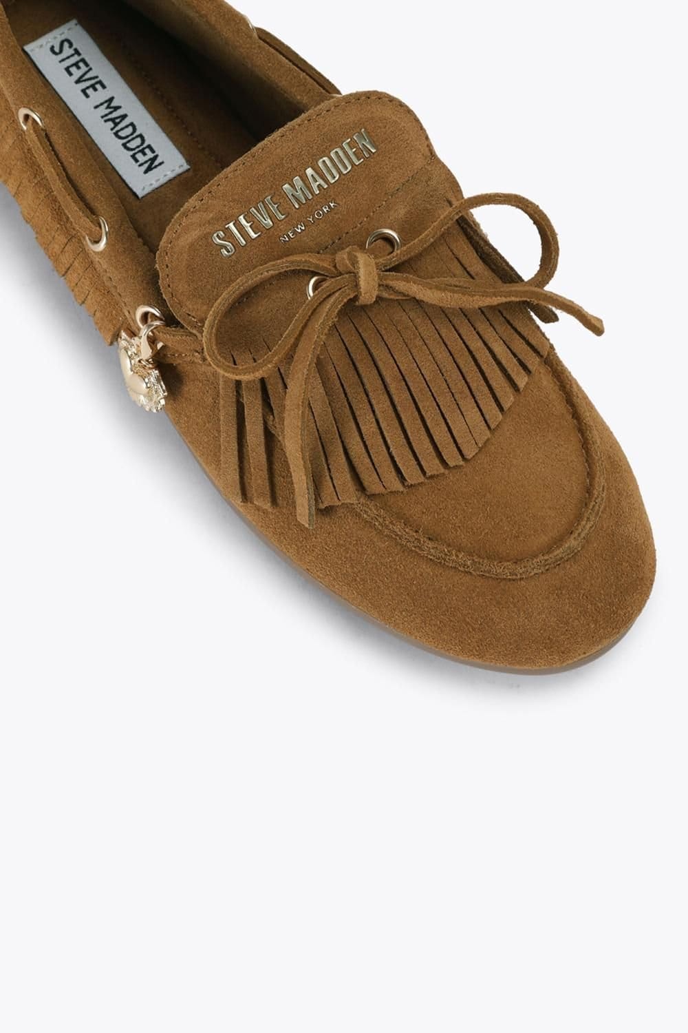 Steve Madden STEVE MADDEN Women's 'Rascals Tan Suede' Suede Flats - 4