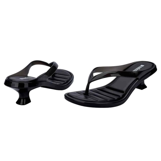 Melissa Shoes Melissa Shoes Women's Thong Kitten Heels in Black - 3
