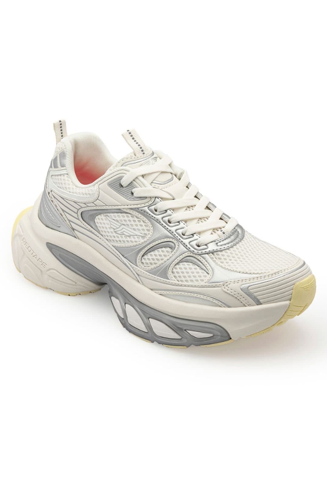 STYLEWISE STYLEWISE Women's DesertFlow Chunky Sole Trainers in Silver
