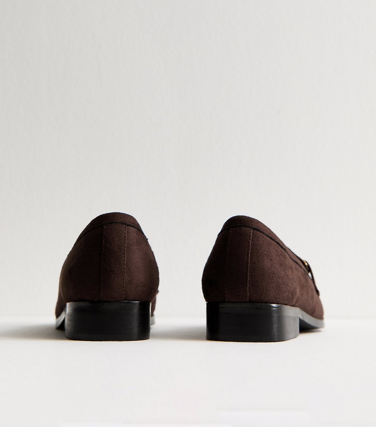 New Look Women's Brown Faux Suede Snaffle Buckle Loafer New Look - 4