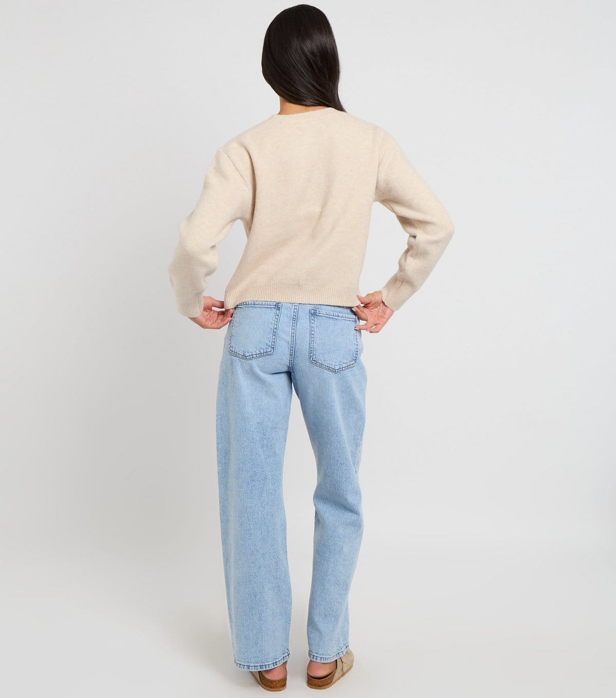 Urban Bliss Women's Cream Floral Sequin Placement Jumper Urban Bliss New Look - 4