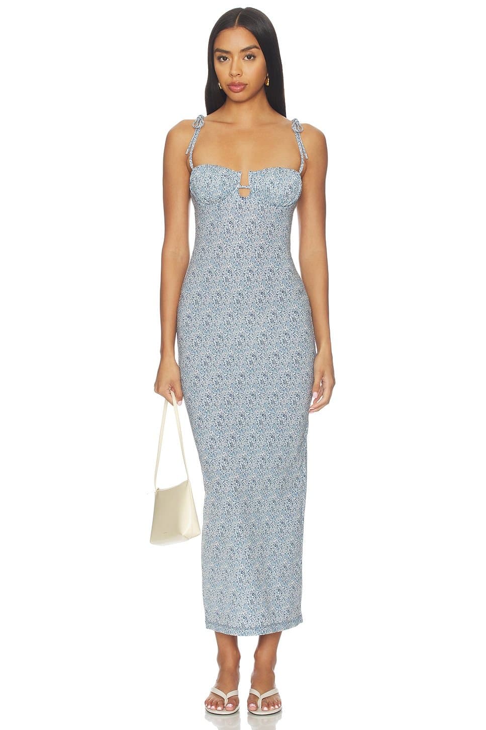 revolve Petal Long Slip Dress