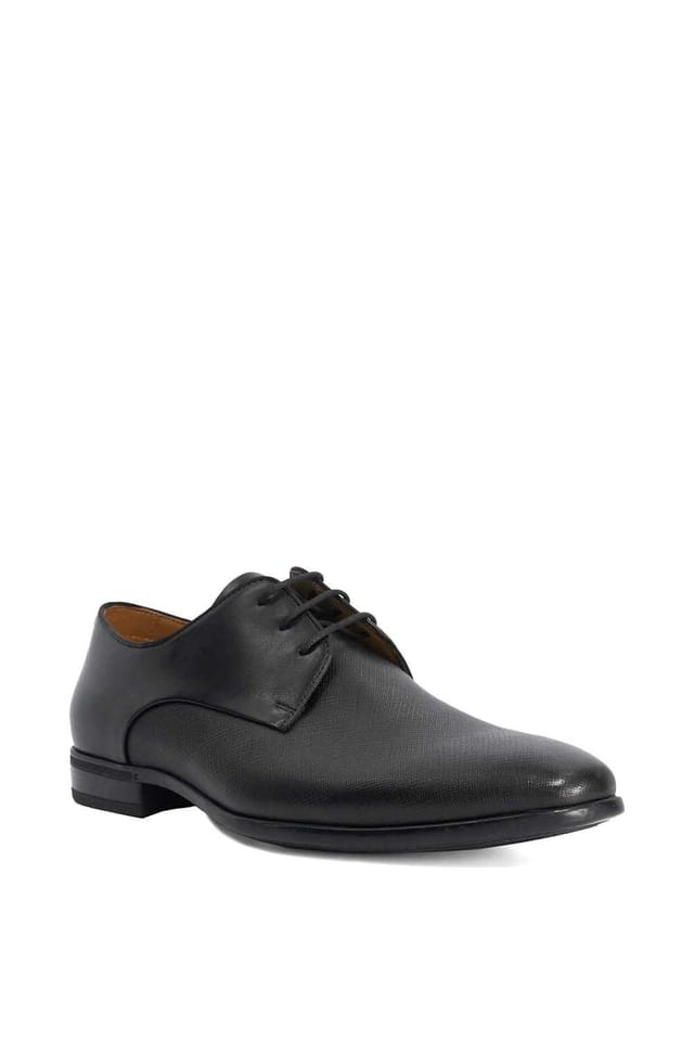 Dune London Dune London Men's Wide Fit 'Saffi' Leather Derbies in Black - 2