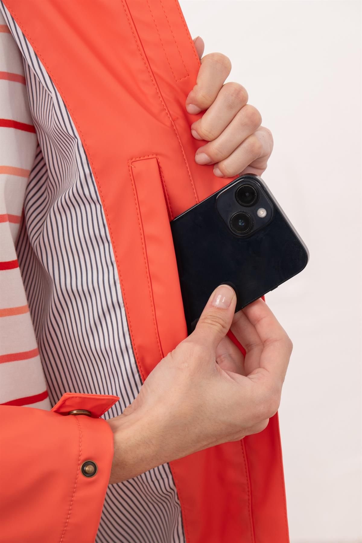 Lighthouse Clothing Lighthouse Clothing Women's Lucy Long Jacket in Red - 3