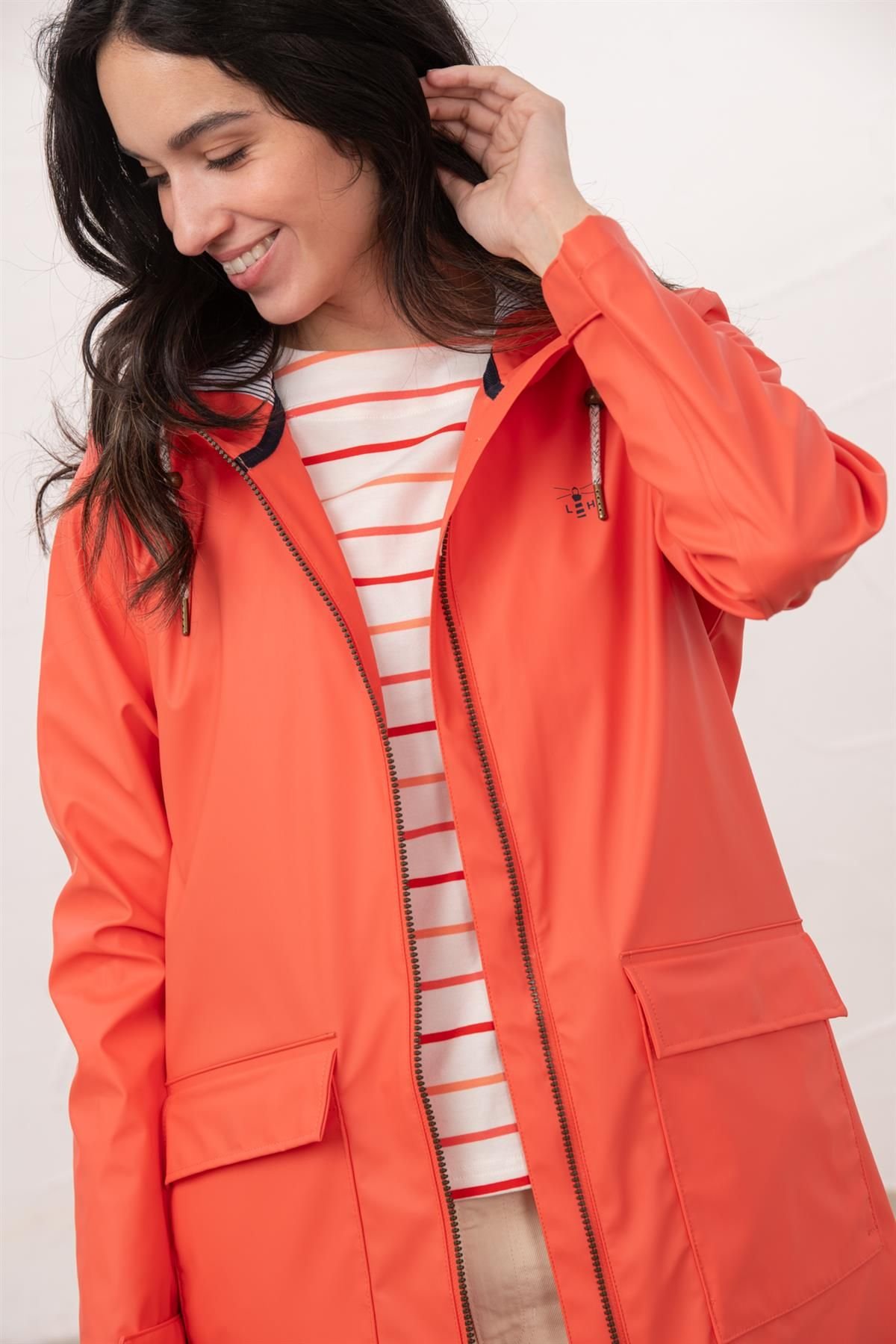 Lighthouse Clothing Lighthouse Clothing Women's Lucy Long Jacket in Red - 4