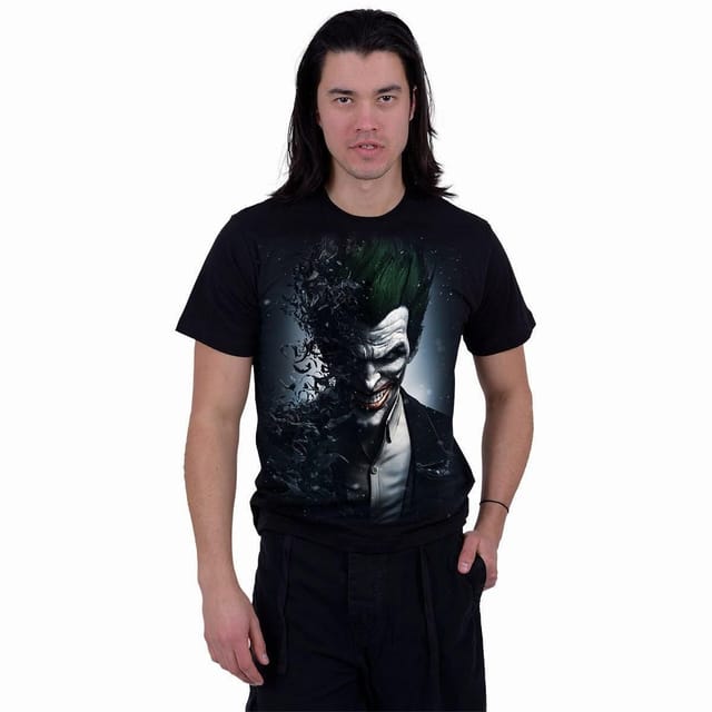 Spiral Spiral Men's JOKER - ARKHAM ORIGINS - T-Shirt Black - 3