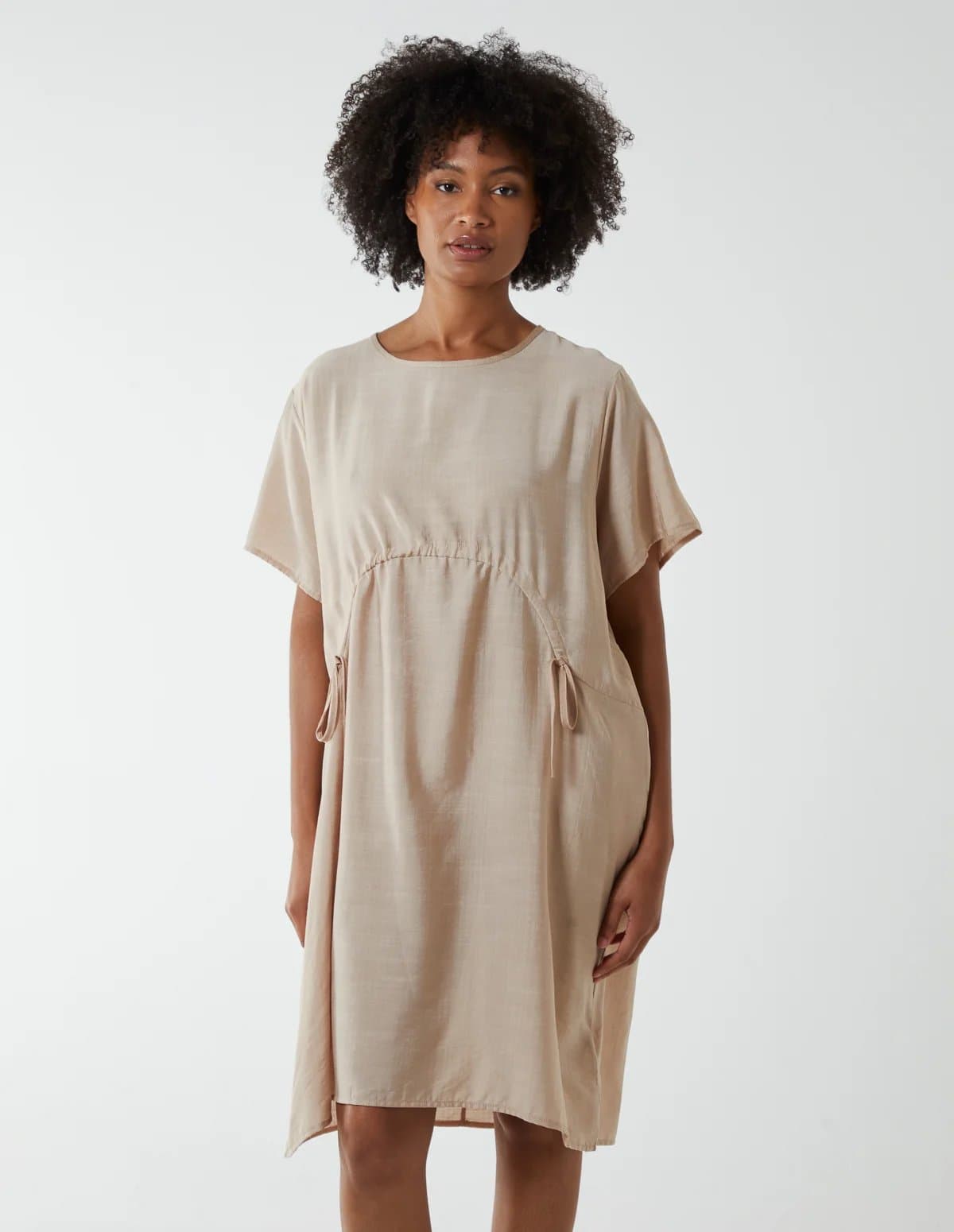 Blue Vanilla Cocoon Dress With Side Pockets