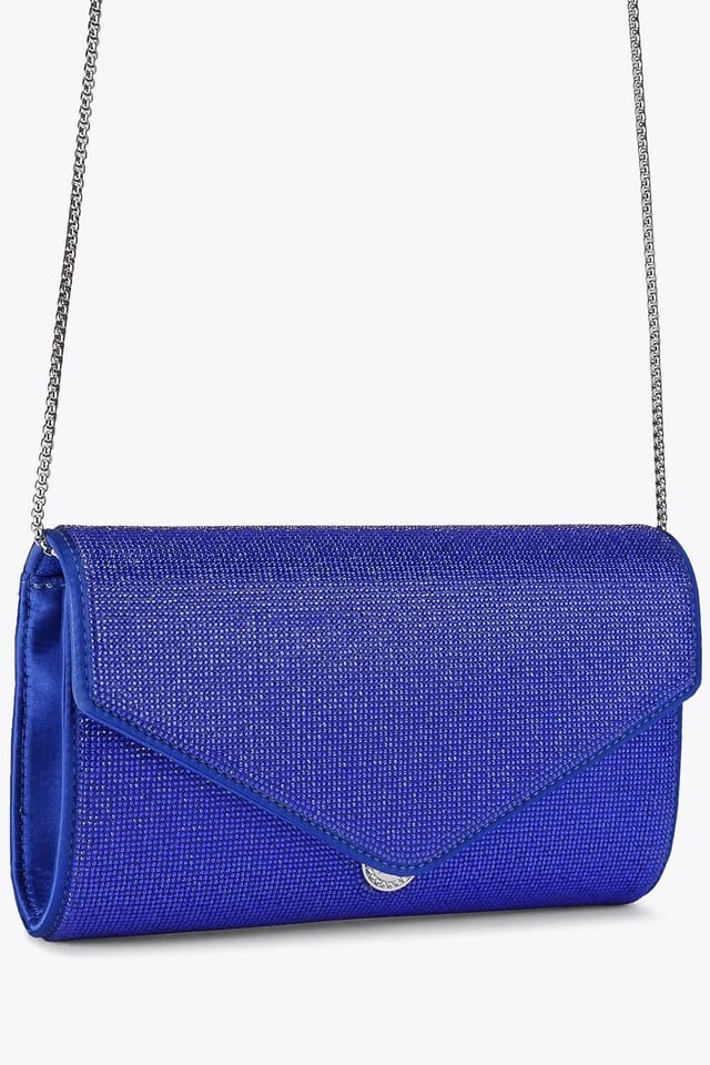 Carvela Carvela Women's 'Spiral Envelope Clutch' Bag in Blue - 2