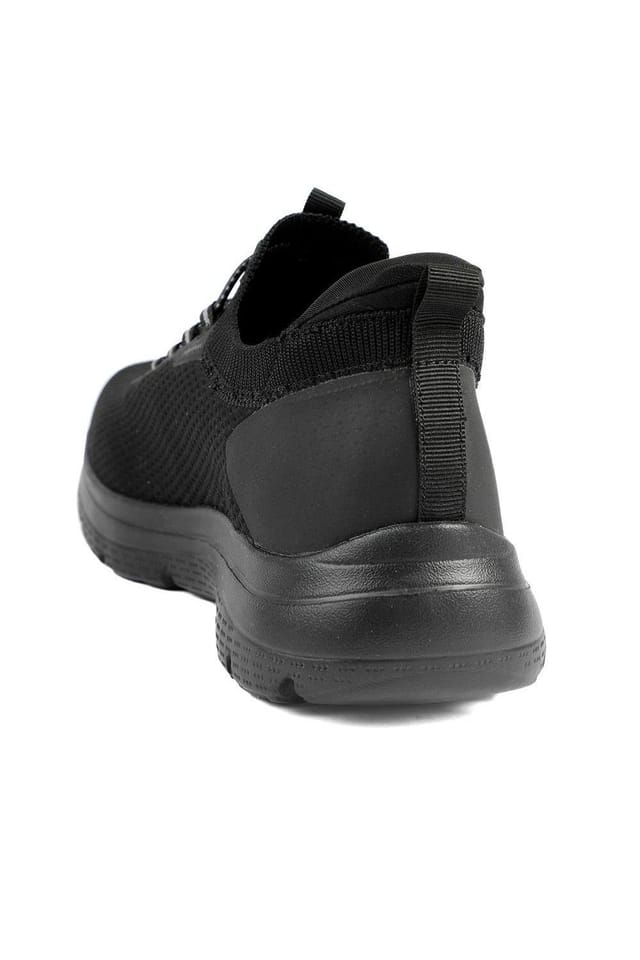 Pavers Pavers Men's Easy Step In Wide Fit Memory Foam Lace Up Trainers in Black - 3