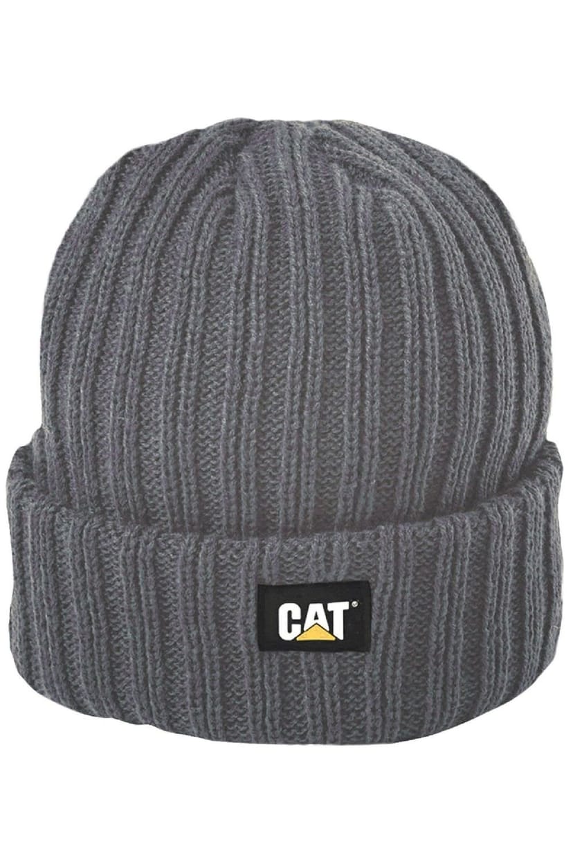 Caterpillar Caterpillar Men's Rib Watch Cap in Grey - 1