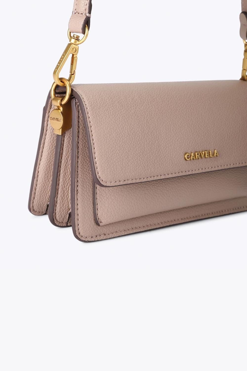 Carvela Carvela Women's 'Fernanda Mini Shoulder' Bag in Taupe - 4